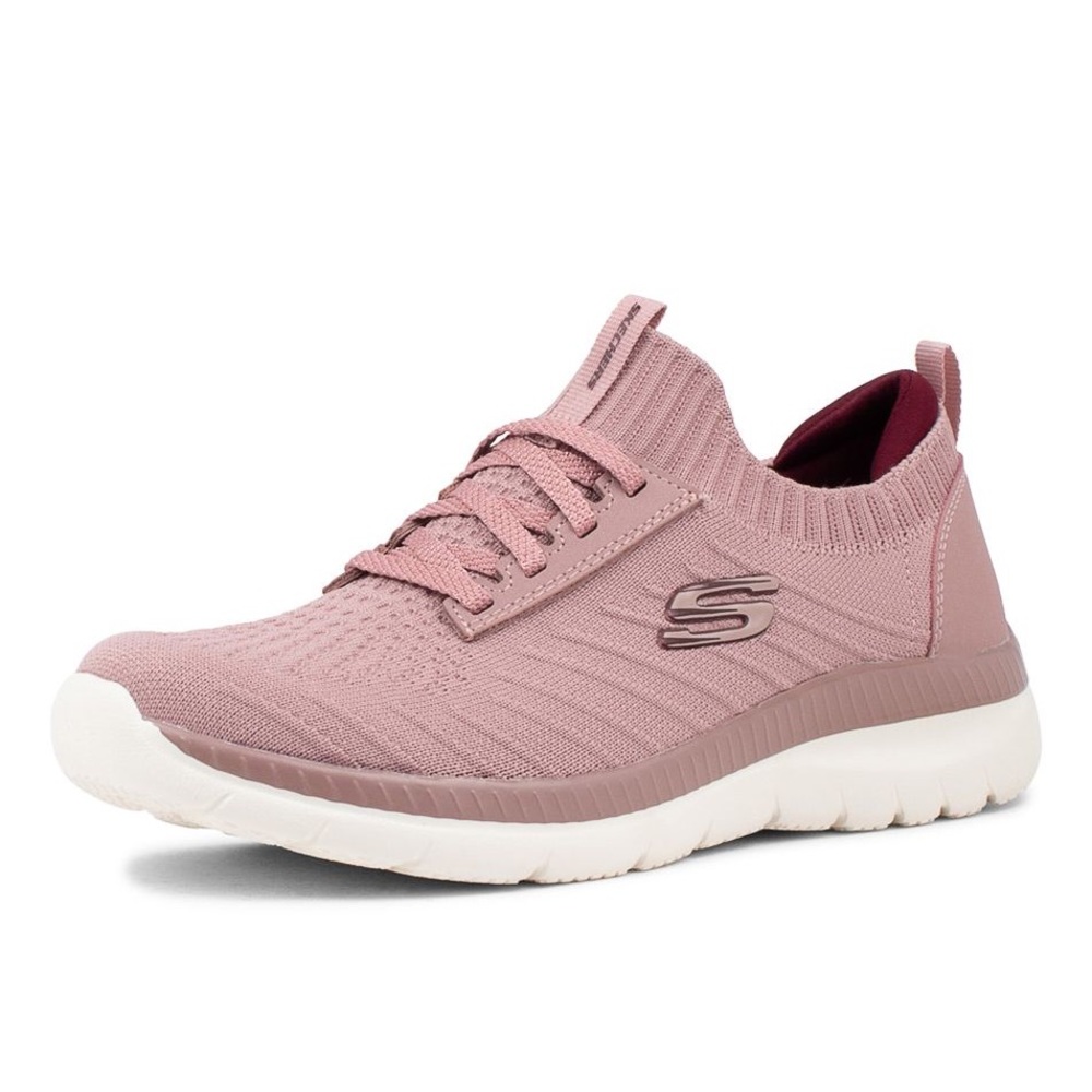 Sketchers bountiful mauve sneakers - Picture 3 of 9